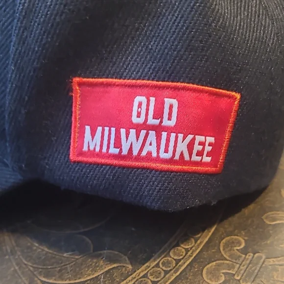 Old Milwaukee Black Baseball Cap - Picture 2 of 4